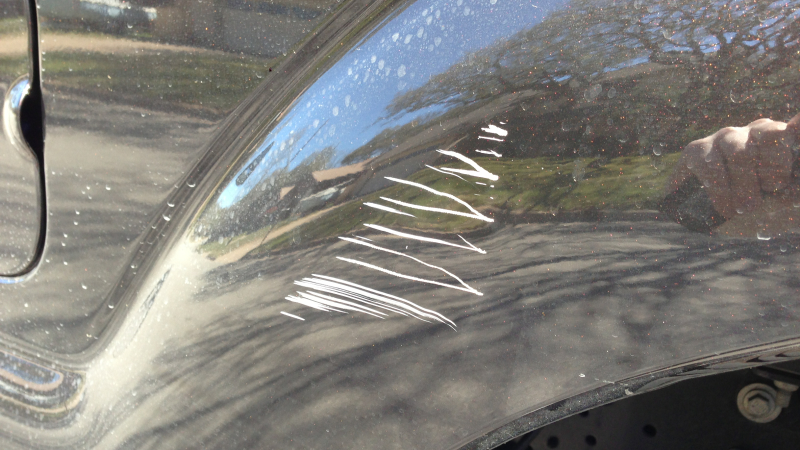 Illustration for article titled To The Asshat Who Keyed This Truck During SXSW